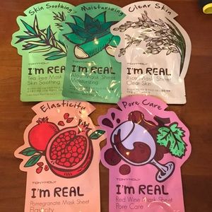 Bundle of 5 Face Mask Sheets